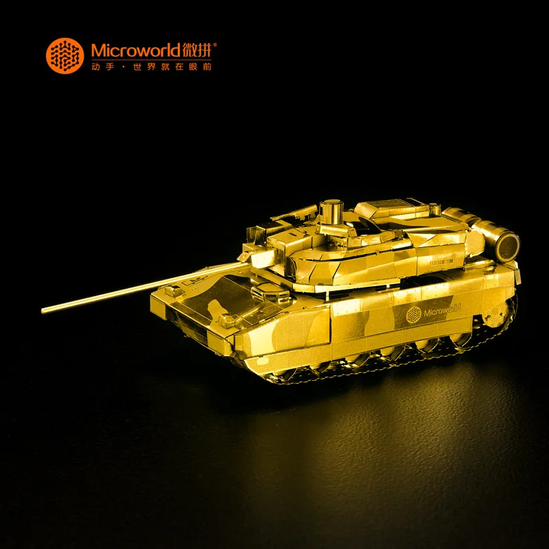 Microworld 3D металлические модели Leclerc основной боевой танк MBT модель DIY лазерная резка