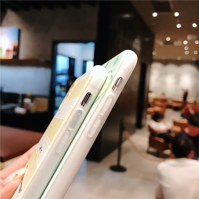 Pure and fresh Lemon Transparent Matte No clamping line soft shell Total package side for iphone 6 6p 7 8 Plus X Phone Case |