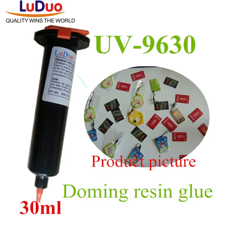 DIY UV 9630 УФ куполообразная Смола мягкая 30 мл клейкая Жидкость оптический