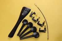 1 set grade 44 ebony cello parts tailpiece pegs tuners tail gut