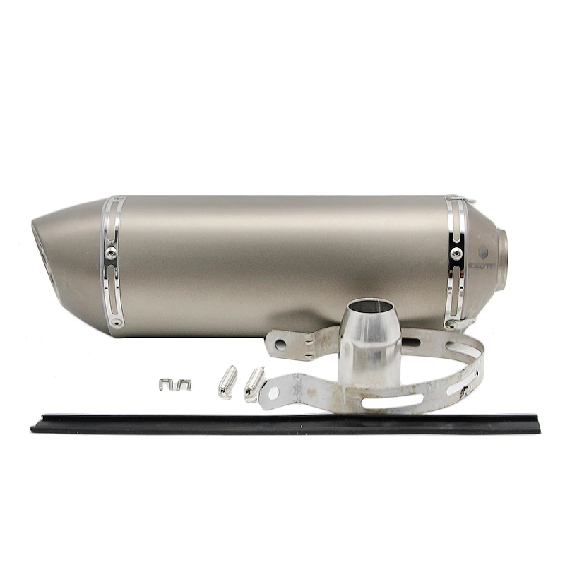 Универсальная Модифицированная выхлопная труба ZS Racing 420 мм для мотоциклов Honda nc750x