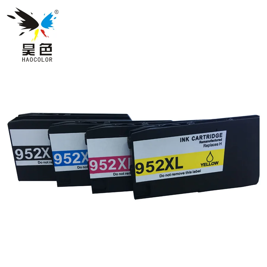 

HAOCOLOR For HP952XL 952 full remanufactured ink cartridge for HP OfficeJet Pro 7740 8210 8216 8710 8740 all in one printer