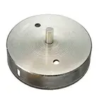 Лучшая цена Алмазная дрель 110 мм Диаметр развертки Trepan broach для керамического стекла песчаника плитка