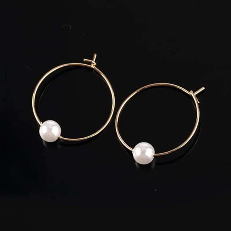 Новые 3 вида стилей Brincos Earing Love Геометрические Имитация жемчуга бисер из