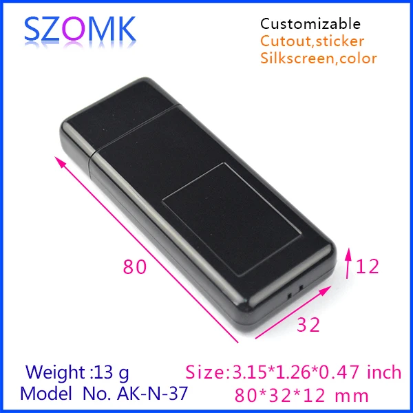 Корпус усилителя мощности usb 1 шт. 80x32x12 мм пластиковый корпус для беспроводного