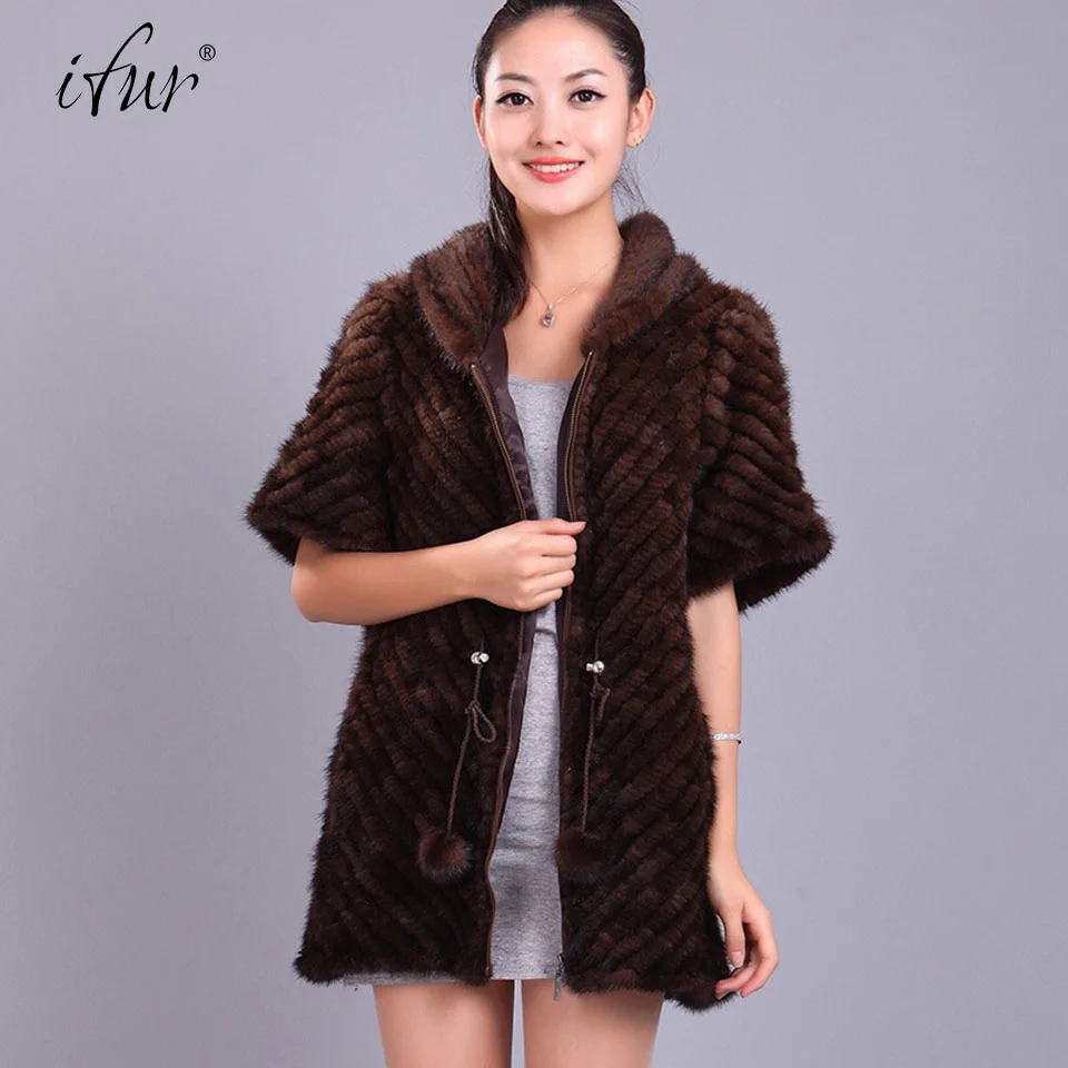 Из настоящго норкового меха пальто для женщин 2017 новая мода норки мех лиса