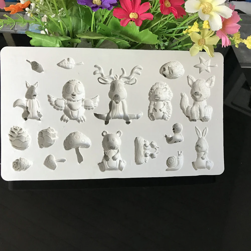 3D форма для животных торт силиконовый Sugarcraft Шоколад декорирования кухонные