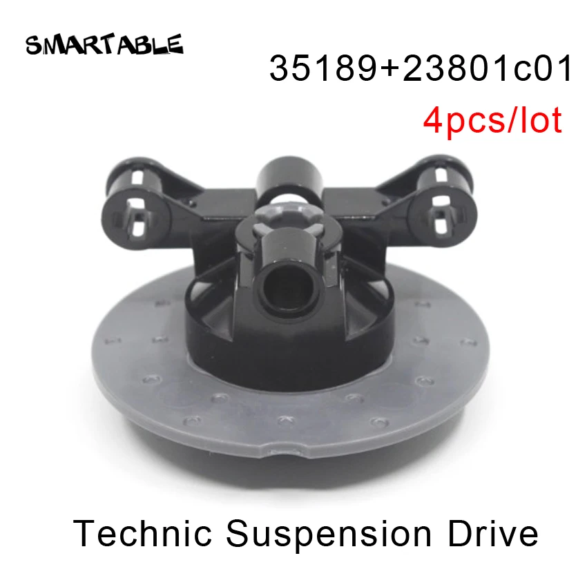 35189-23801c01-4pcs Smartable Technic подвеска привод комбинация строительный блок части игрушки Совместимые 11950/23801c01/35189/92908/92909 - Цвет: 35189-23801c01-4pcs