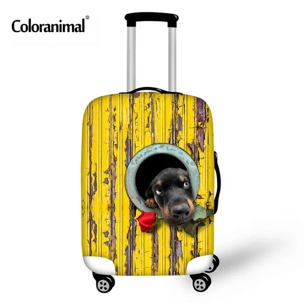 C0172 Coloranimal водонепроницаемый багажный чехол 3D собаки породы такса костюм чехол для 18-30 дюймов Чехол Эластичный уплотненный чехол на колесиках чехлы - Цвет: C0172