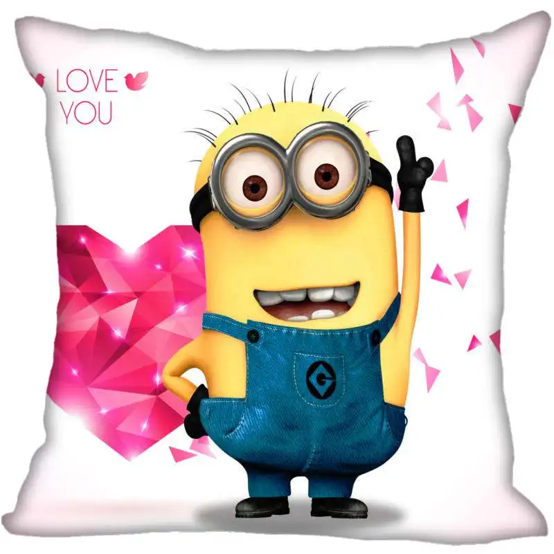 Pillowcase 10 45X45 см, 40X40 см(с одной стороны) чехол для подушки современный домашний декоративный чехол для подушки с миньонами для гостиной - Цвет: Pillowcase 10