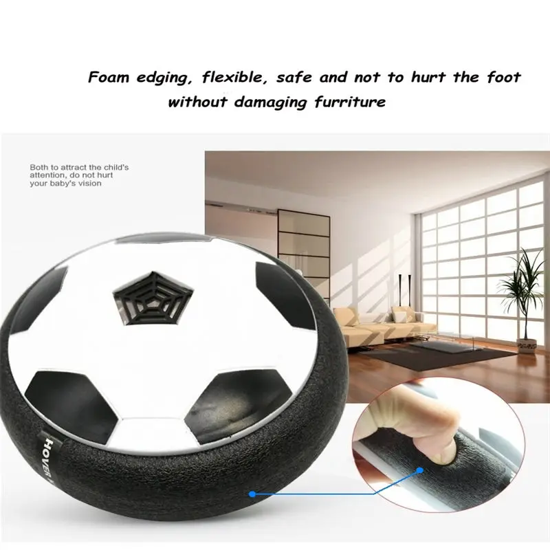 18 см Забавный светодиодный мигающий шар для домашней игры. Воздушная мощность