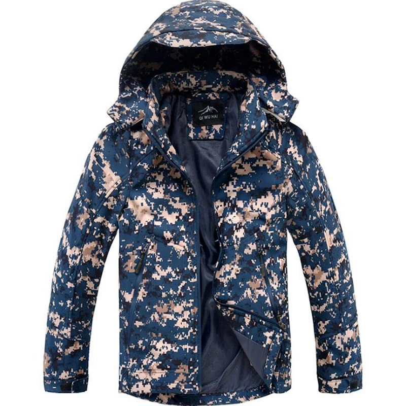 2018 Man Sportwear Camouflage Jacket Men Waterproof Windproof Coat for Climbing Hiking Outwear Army Military Jaket | Спорт и