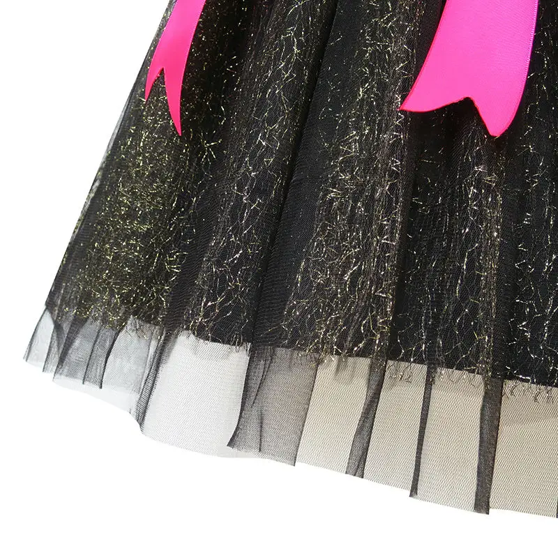 Girls Dress Long Sleeve Tutu Bow Tie Party 2020 Summer Princess Wedding Dresses Children Clothes Size 6-12 Pageant Carnival | Детская