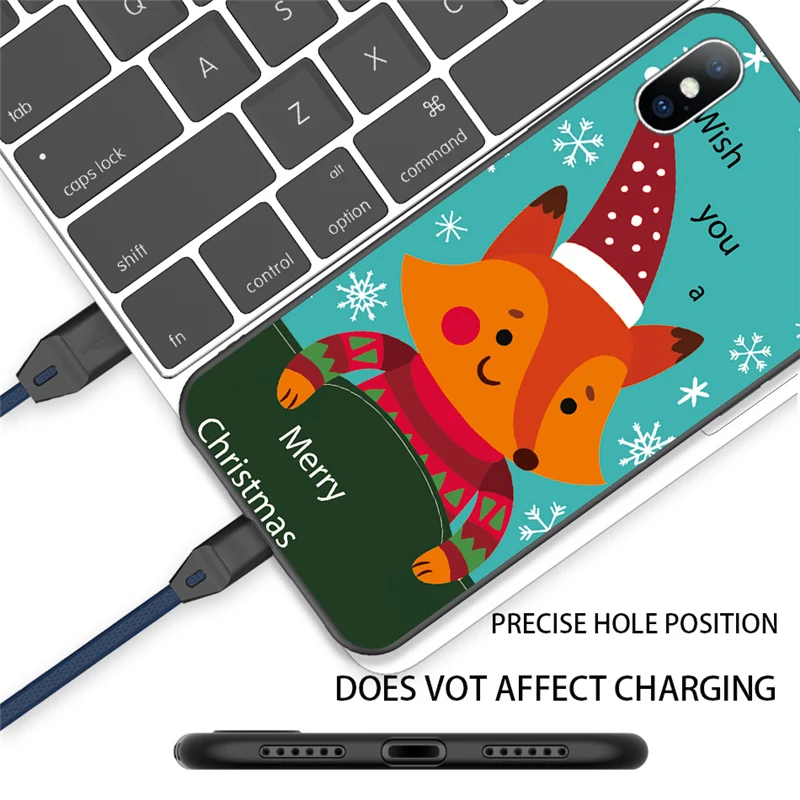 Lovebay чехол для телефона iPhone 11 5 6 6s 7 8 Plus X XR XS Max 11Pro мультяшный Олень Медведь мягкий