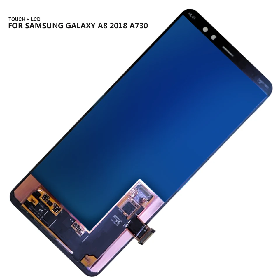 Супер AMOLED lcd для samsung Galaxy A8 Plus A730 A730F A730F/DS A730x lcd дисплей кодирующий преобразователь сенсорного экрана в сборе инструменты
