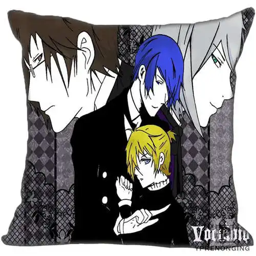 Pillowcase Лучший пользовательский черный-Батлер(1) Подушка Чехол Спальня дома квадратная Наволочка на молнии(с одной стороны)#190404-01-77 - Цвет: Pillowcase
