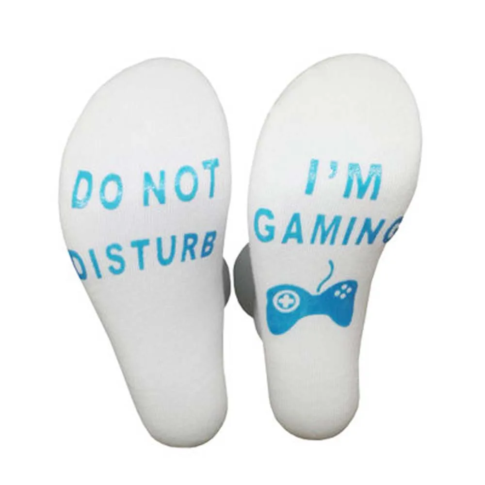Носки унисекс новые хлопковые носки с надписью не беспокоить и I Am Gaming|Носки| |