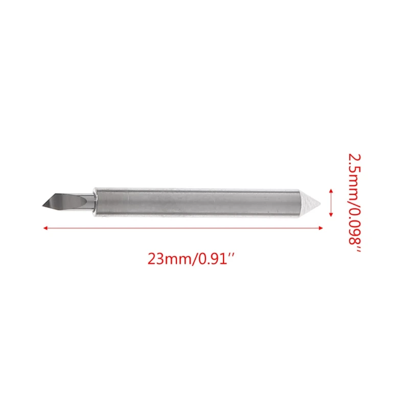 

5Pcs Blades Cutting Plotter For Reflective Film Vinyl Cutter Knife 23x2.5mm New