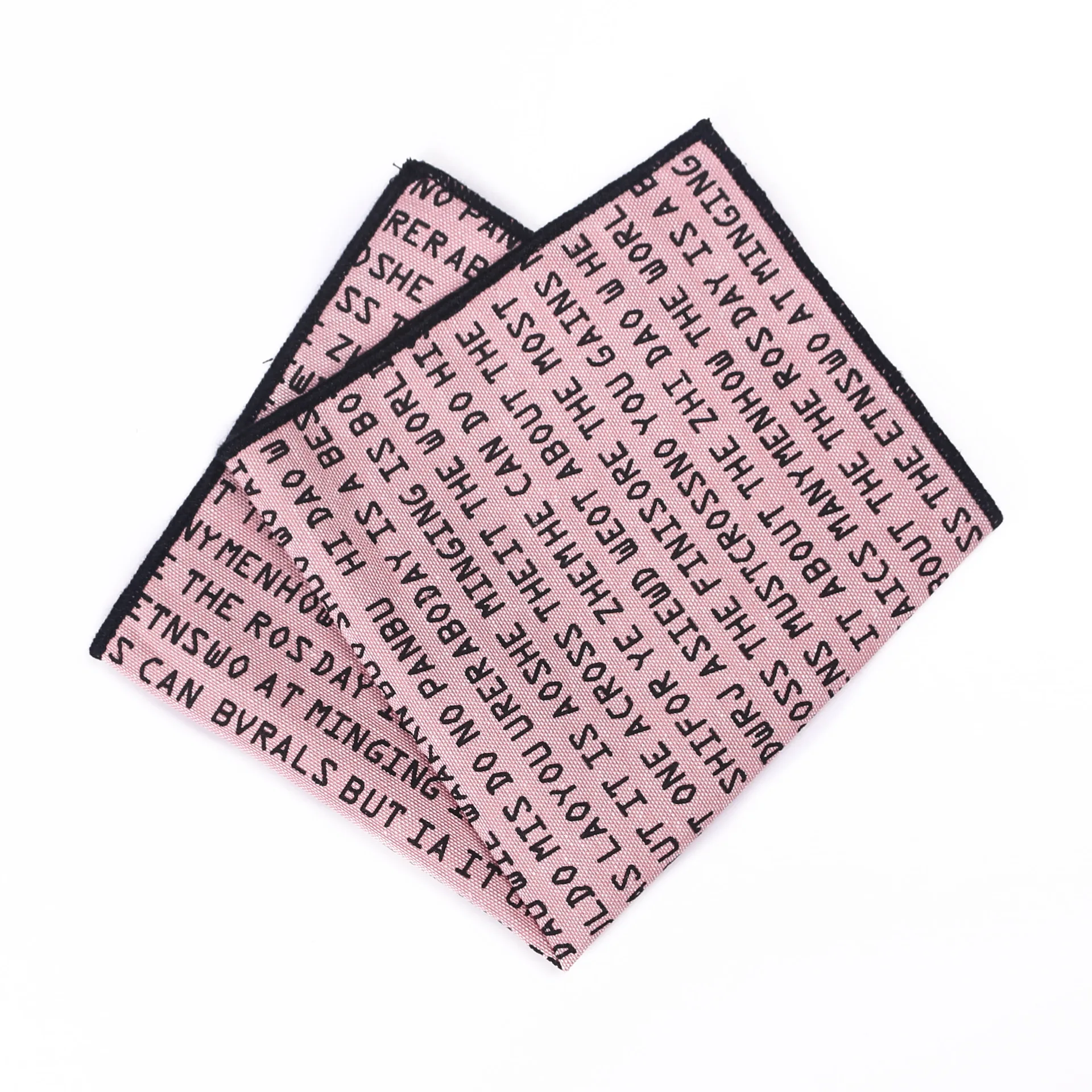 Алфавитное печатное карманное полотенце для отдыха мужское Мужская квадратная