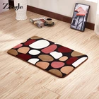 Zeegle камень Печатных Входная Дверь Non-slip Спальня ковры Ванная комната впитывающие коврики Кухня дома Кофе Настольный коврик