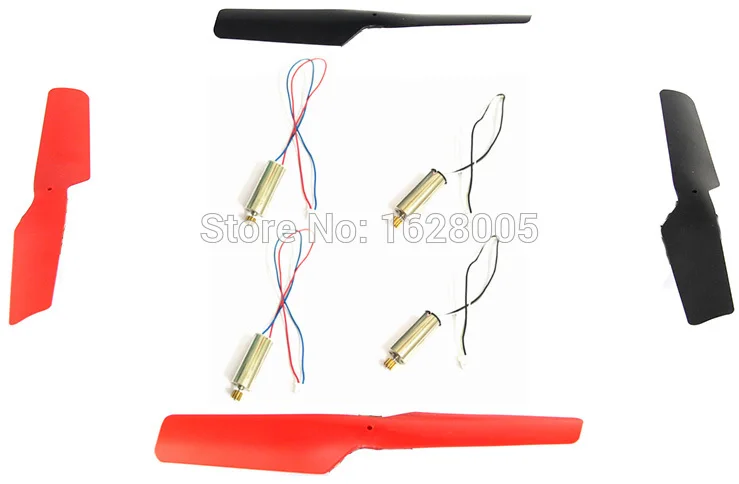 

8 шт./компл. CW/CCW мотор + Пропеллер для Wltoys V626 WLToys запасные части