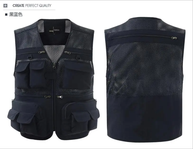 Жилет LumiParty мужской сетчатый уличная спортивная рыболовная куртка с несколькими