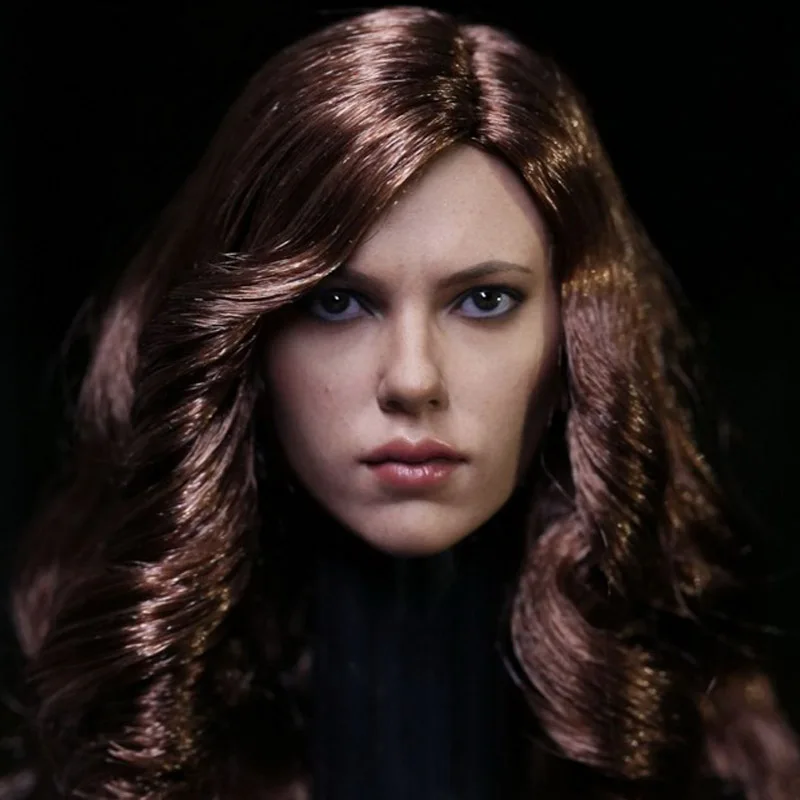 Mnotht 1/6 весы Scarlett Джонсон головы вырезать модель Phicen Черная Вдова 5 0 женский