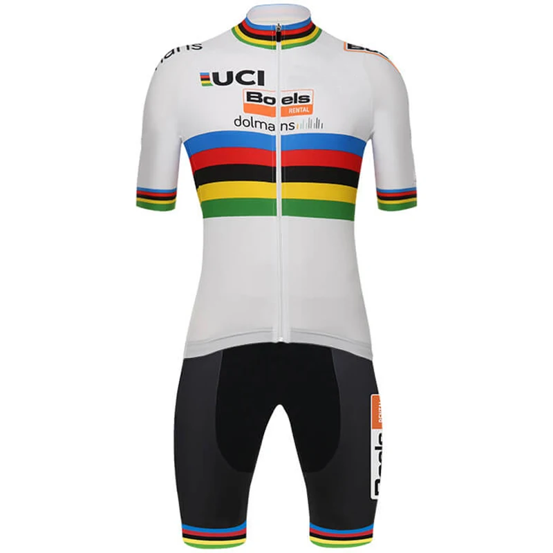 Новая Команда UCI Велоспорт Джерси наборы короткий велосипед Mtb Ropa Велоспорт одежда нагрудник шорты дышащий гелевый коврик велосипедный майон Culotte