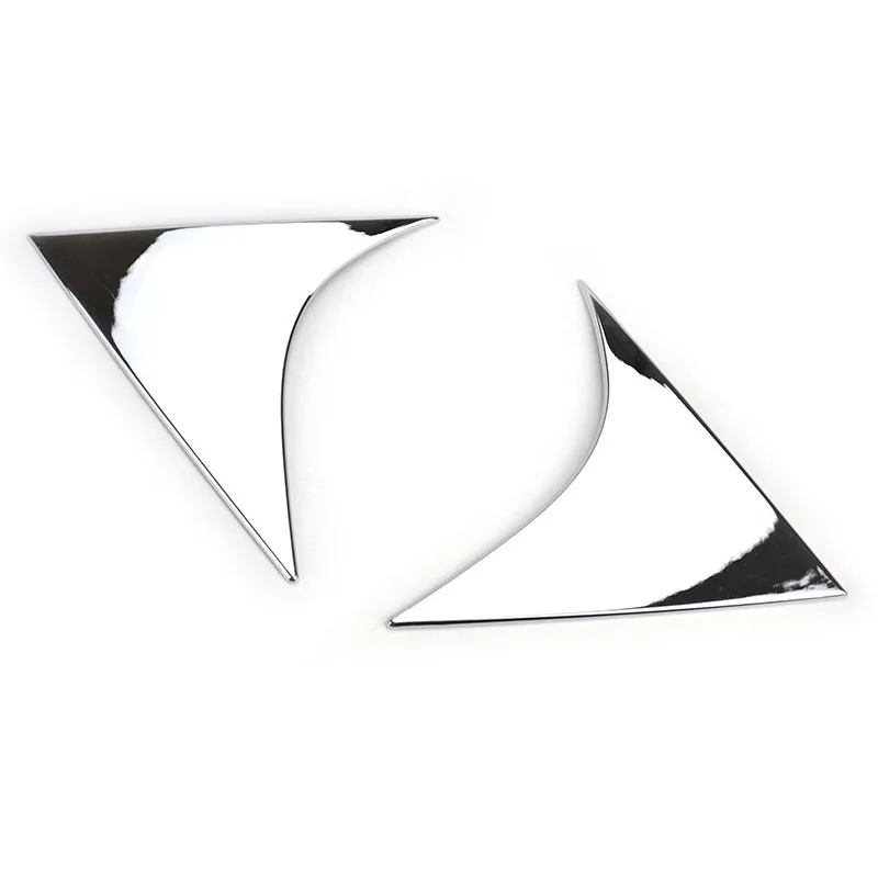 Автомобильный Стайлинг AX хром заднее окно боковой спойлер обшивка треугольный