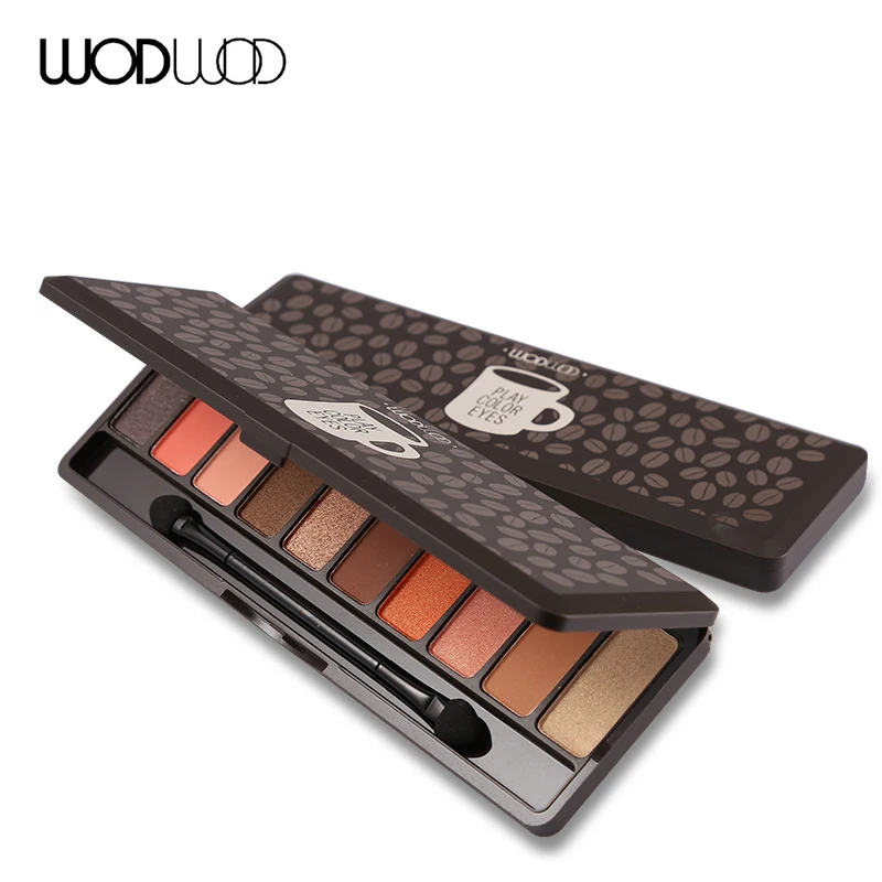 Wodwod палитра теней для век кофейного цвета Набор матовые и блестящие тени век|earth