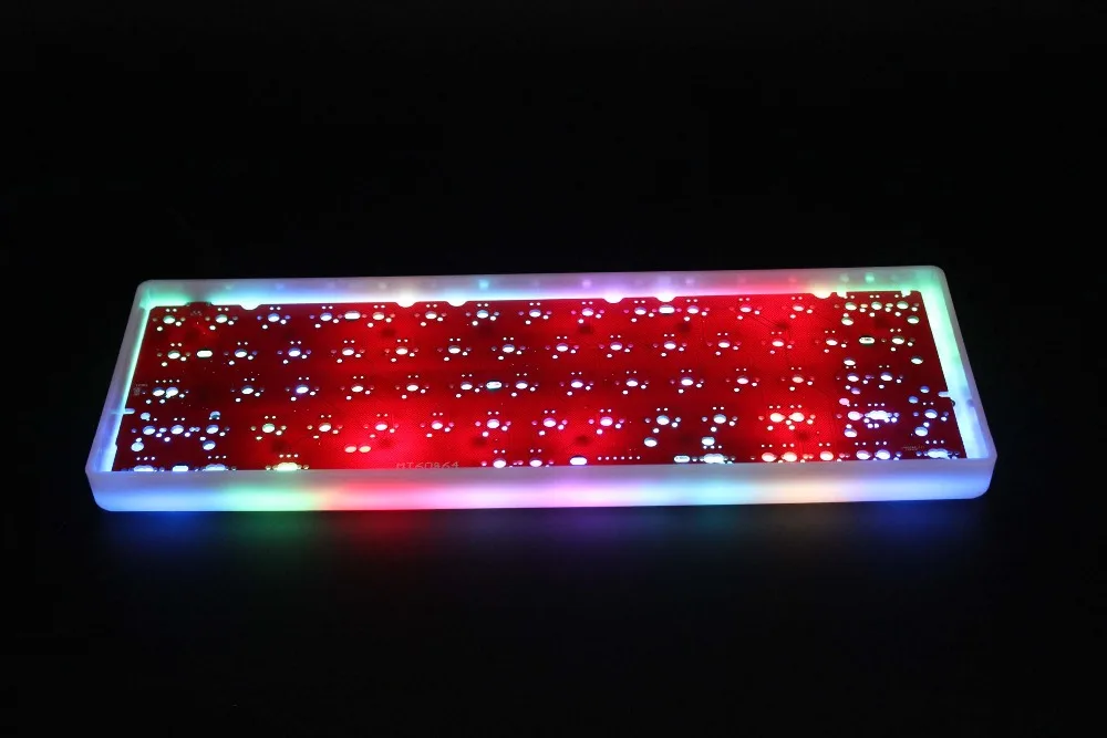 Индивидуальный YMDK CNC акриловый чехол с молоком 60% комплект QMK Полностью