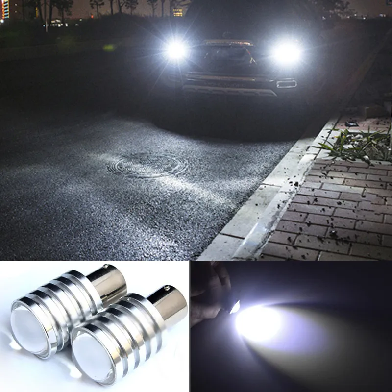 

Error Free White Extreme Bright LED Backup Reverse Lights Lamps 1156 7506 P21W