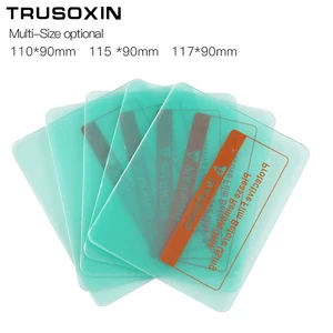 Новая пластина с закругленными углами для защиты пластиковой крышки (поликарбонат) сварочной маски с автоматическим затемнением на солнечной батареесварочный фильтрсварочный шлем