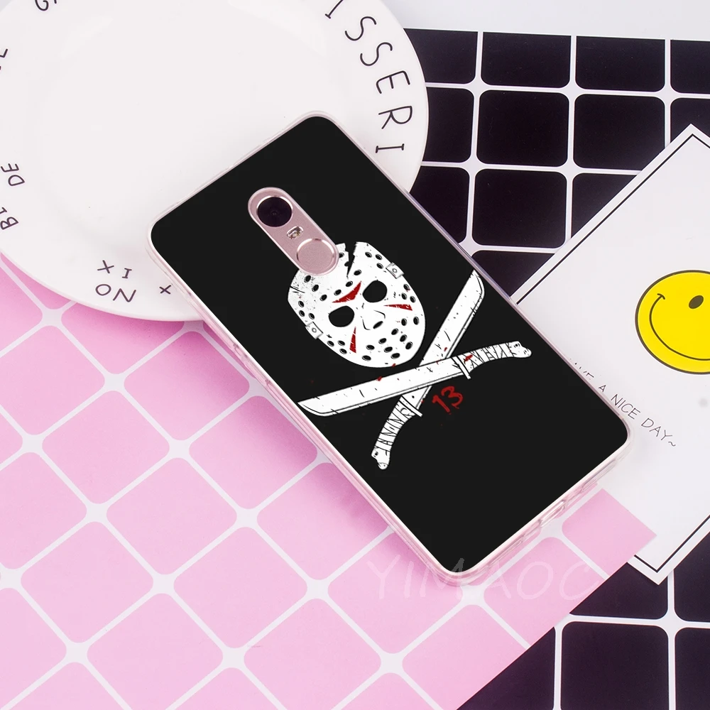 YIMAOC jason voorheesSoft TPU чехол для Xiaomi Redmi 6 4X 5A 4A S2 Note 4 5 Pro Plus Mi 8 9 SE A2 A1 MiX 2S MAX 3 |