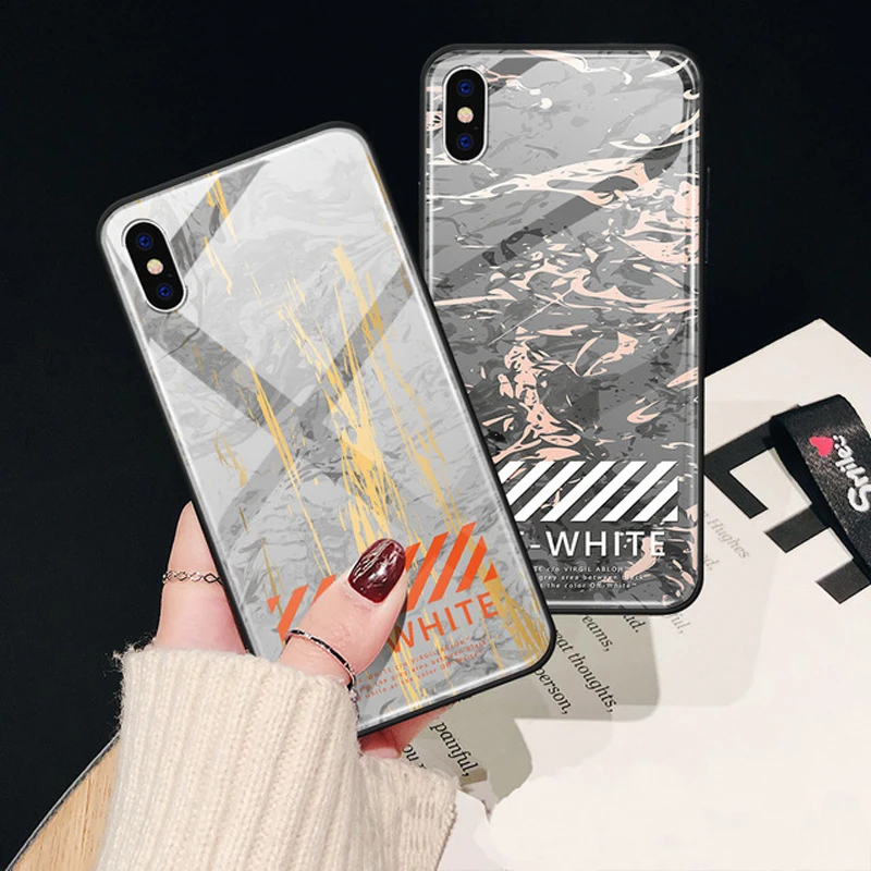 Флип-чехол для Iphone X брендовый защитный чехол iphone xs max с мраморным рисунком