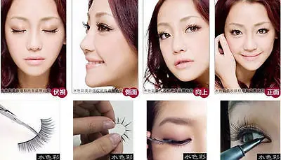 

50Pairs Party Cosmetic Long Natural Makeup False Eye Lash Eyelashes Handmade 19279