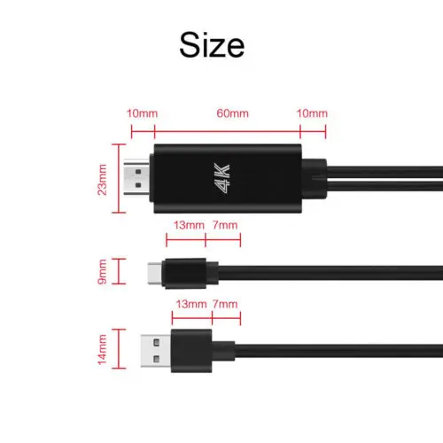 180 см 4K USB 3 1 Тип C к HDMI ТВ видео адаптер кабель для HUAWEI Samsung Galaxy note8 S8 + S9 S10 Plus Macbook 3B17 |
