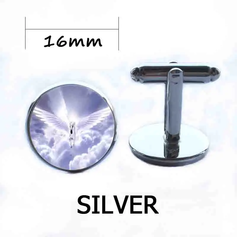 Летающий единорог Кабошон Стекло серебряное ожерелье для женщины мужчины