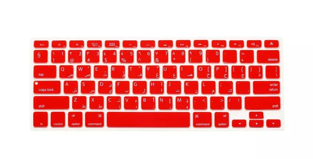 Для Mac book Air 13 &quotдля MacBook Pro 15 17 Наклейки на арабскую клавиатуру США силиконовый