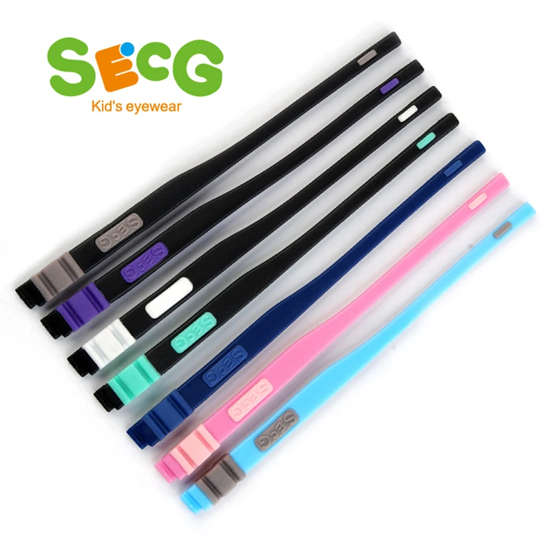 Защитные ножки для очков SECG съемные Сменные аксессуары мягкие гибкие цветные под