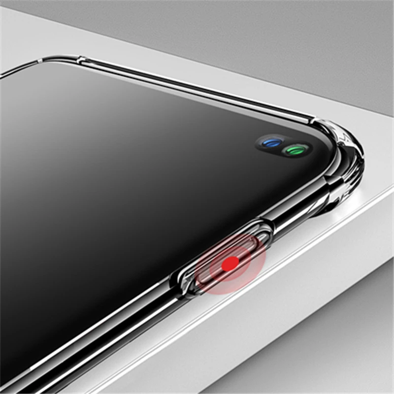 Прозрачный мягкий чехол из ТПУ с кристаллами для Samsung Galaxy S10e S8 S9 S10 Plus Note 9 8 защита