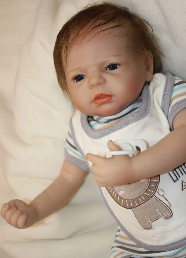 55 см Силиконовая Кукла reborn Игрушки для девочек детские игрушки кукла npkdoll детская