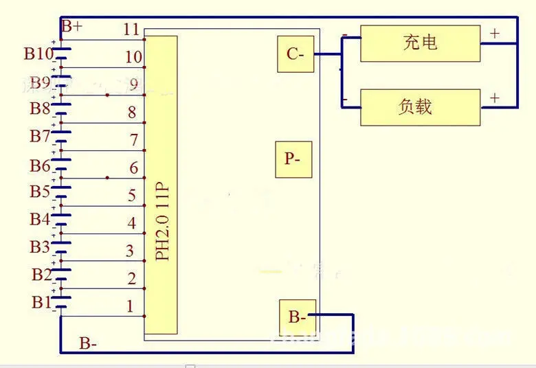 36V 10S 20A 18650 литий-ионный аккумулятор Lipolymer BMS PCB PCM баланс F/фара для