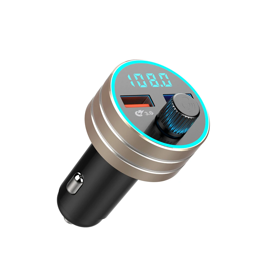 Многофункциональный автомобильный Bluetooth FM трансмиттер беспроводной MP3 плеер 2 4 А