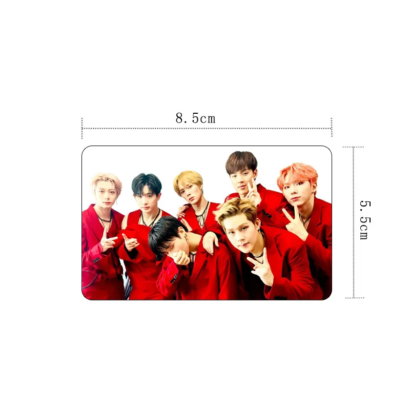 Прозрачная Фотокарта [MYKPOP]MONSTA X фотокарточка карта памяти из ПВХ коллекция
