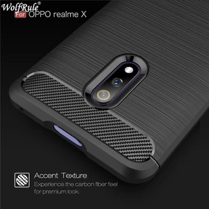 case oppo realme x case on realme x shockproof rubber silicone funda bumper carbon fiber cover for oppo realme x cover rmx1901 free global shipping
