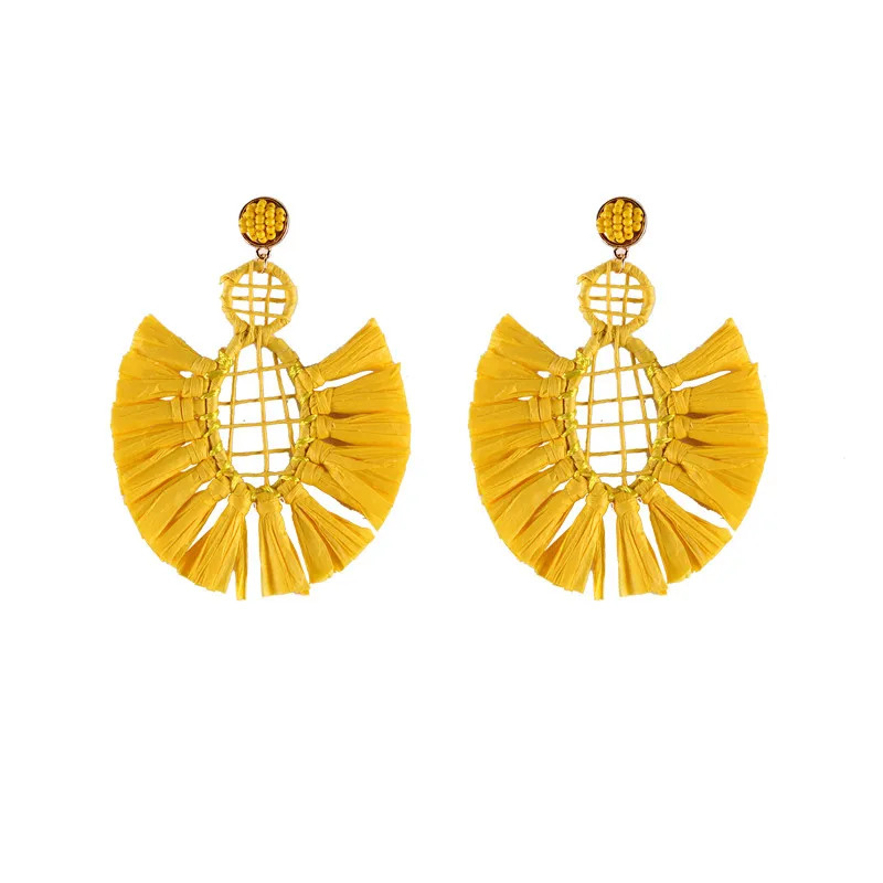 yellow 5 Бренд Girlgo Za серьги из смолы в виде капли воды женские роскошные Висячие геометрические Макси массивные серьги красные бусы кулон Brinco ювелирные изделия - Окраска металла: yellow 5