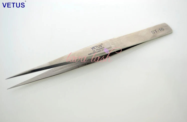 Бесплатная доставка оригинальный тонкий Пинцет Vetus из нержавеющей стали без