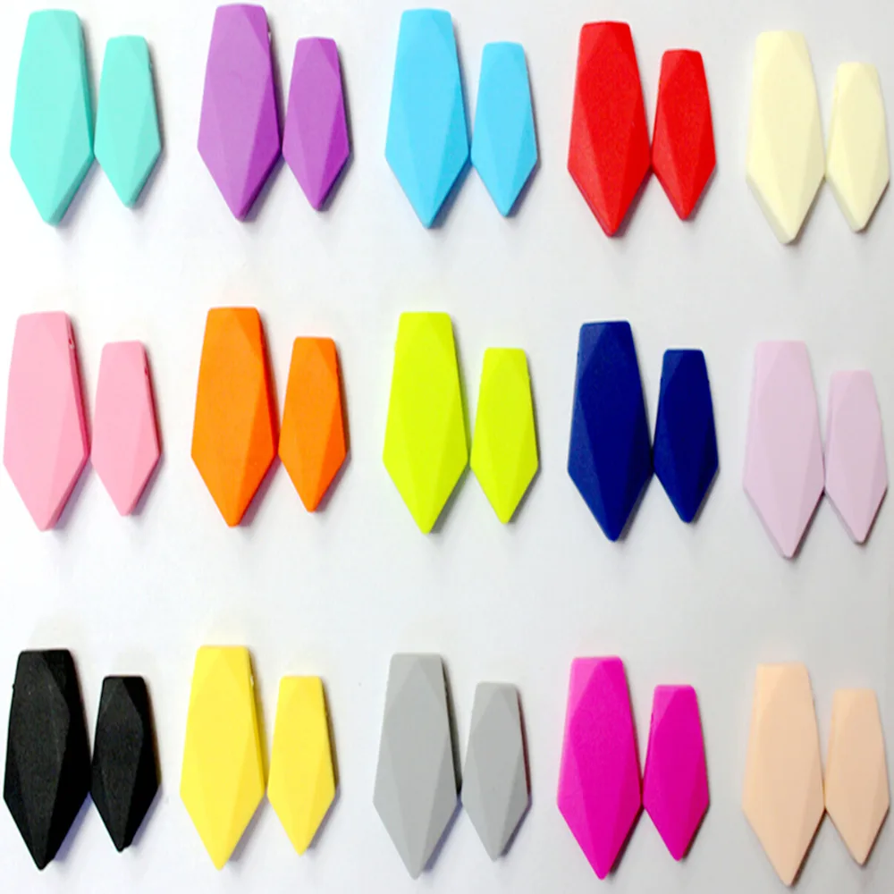 Силиконовые Прорезыватели для зубов 5 пар в комплекте|necklace beads|pendant beadsteething necklace |