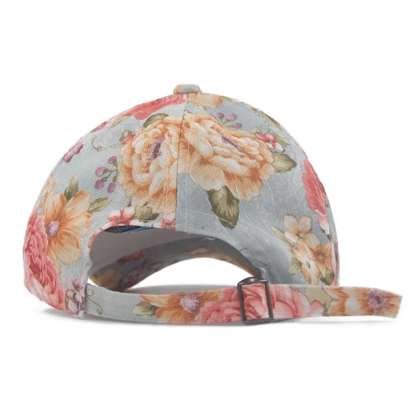 Funky Junque Womens Floral Daisy Peony Flower Print Baseball Cap Fashion Hat For Girls Breathable Mesh Gorras Summer | Аксессуары для
